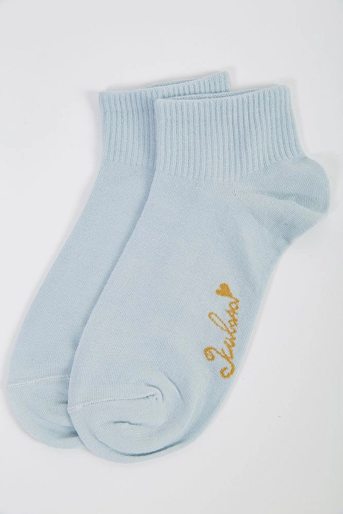 Купити Шкарпетки жіночі, колір блакитний, 151R2607-1 оптом - Фото №1