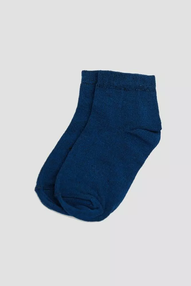 Купити Дитячі однотонні шкарпетки, темно-бірюзового кольору, 167R603 - Фото №1