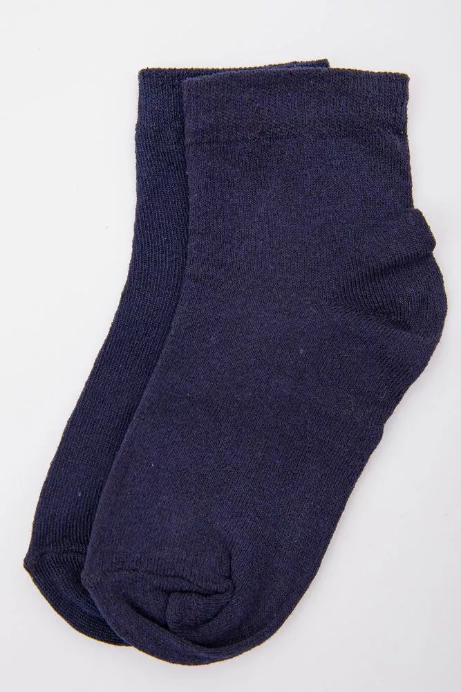 Купить Детские однотонные носки, темно-синего цвета, 167R603 оптом - Фото №1