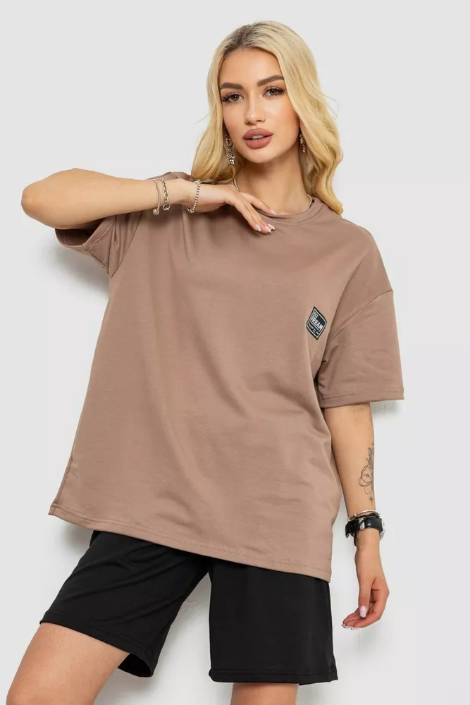 Купити Костюм жіночий повсякденний, колір світло-коричневий, 241R5004-1 - Фото №1