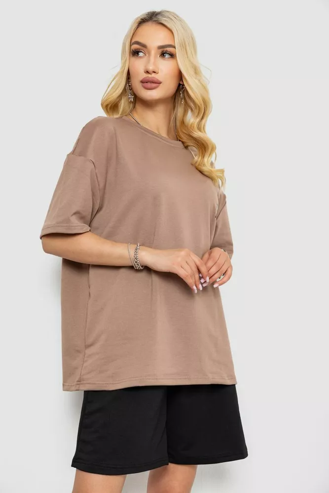Купити Костюм жіночий повсякденний, колір світло-коричневий, 241R5004-1 - Фото №3