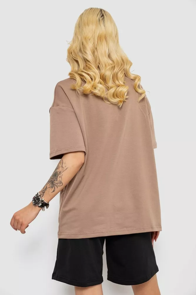 Купити Костюм жіночий повсякденний, колір світло-коричневий, 241R5004-1 - Фото №4