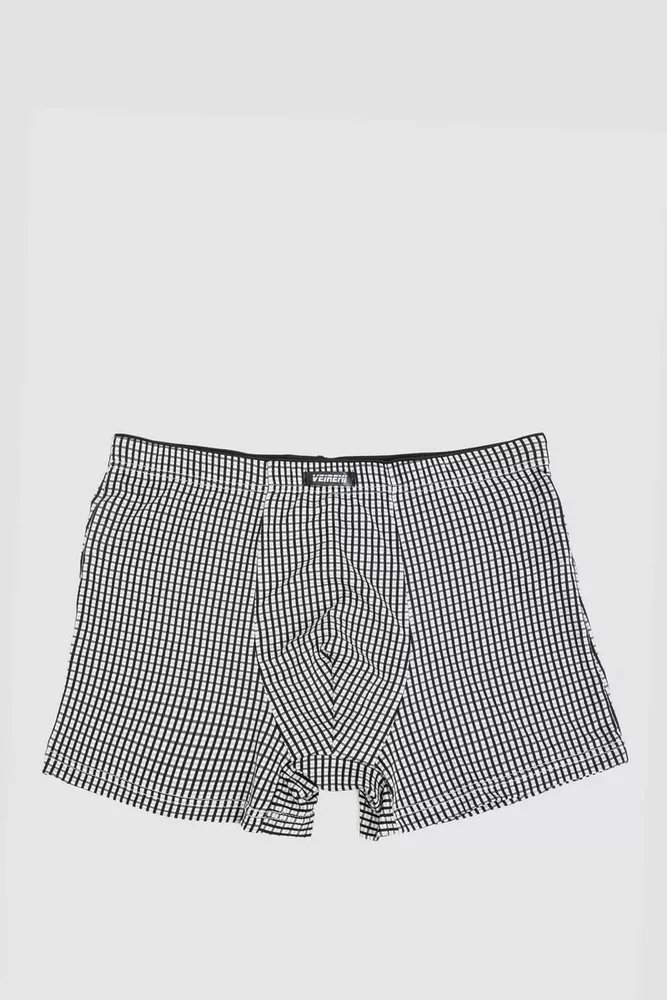 Купить Трусы-шорты мужские, цвет серо-черный, 242R9803 - Фото №1