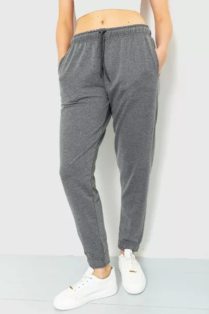 Спорт штани жіночі, колір сірий, 220R019