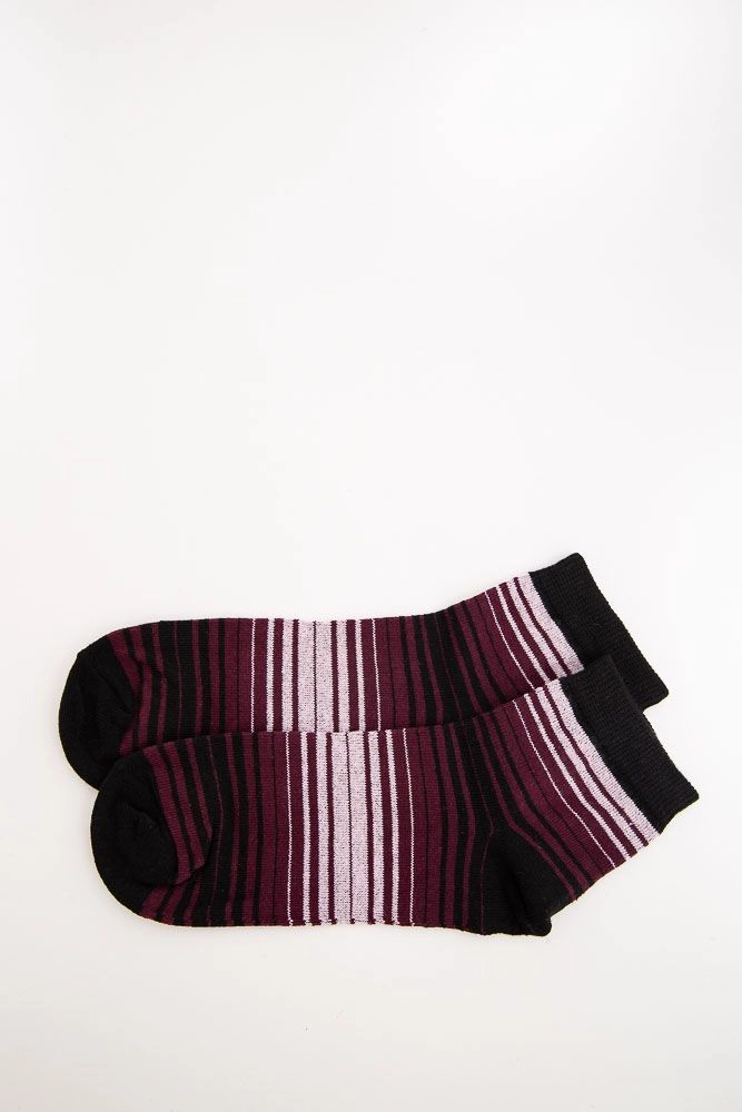 Купити Шкарпетки жіночі, колір бордовий, 131R122003 - Фото №1