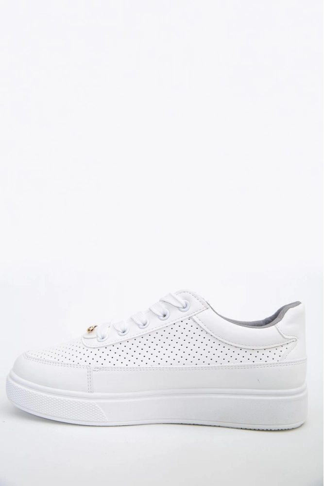 Купити Базові жіночі кросівки білого кольору 197R160-248 - Фото №1