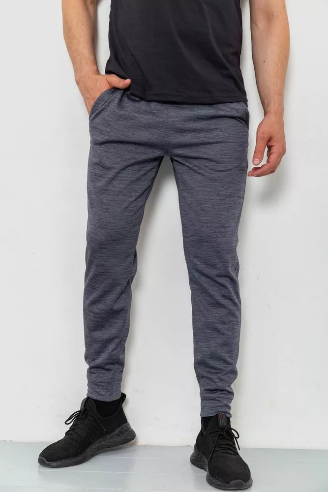 Купить Спорт штаны мужские, цвет серый, 190R029 оптом - Фото №1