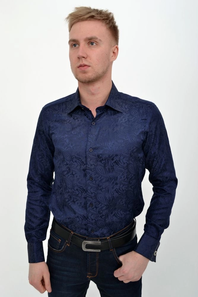 Купить Рубашка, цвет темно-синий, 50PD11-7 - Фото №1