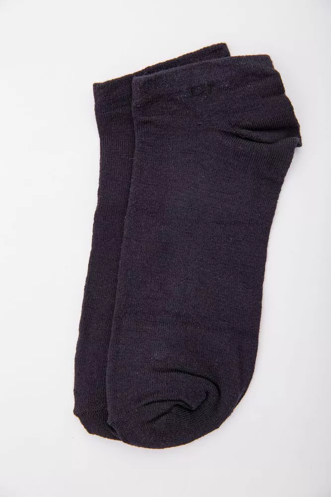 Купити Чоловічі короткі шкарпетки, чорного кольору, 167R260 оптом - Фото №1