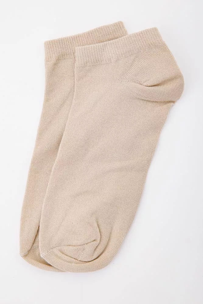 Купить Мужские короткие носки, бежевого цвета, 167R260 - Фото №1