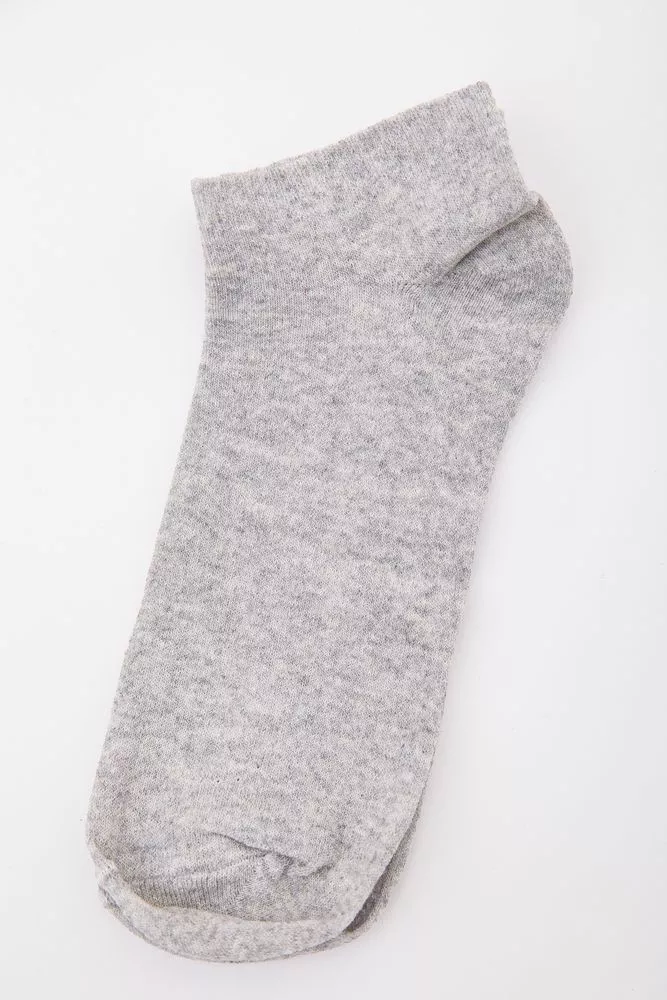 Купить Мужские короткие носки, светло-серого цвета, 167R260 - Фото №1