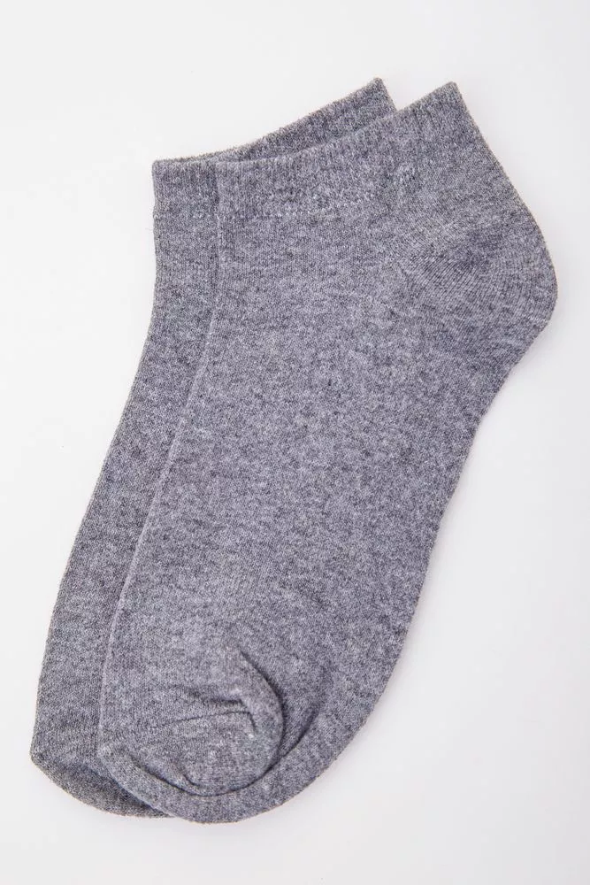 Купить Мужские короткие носки, серого цвета, 167R260 - Фото №1