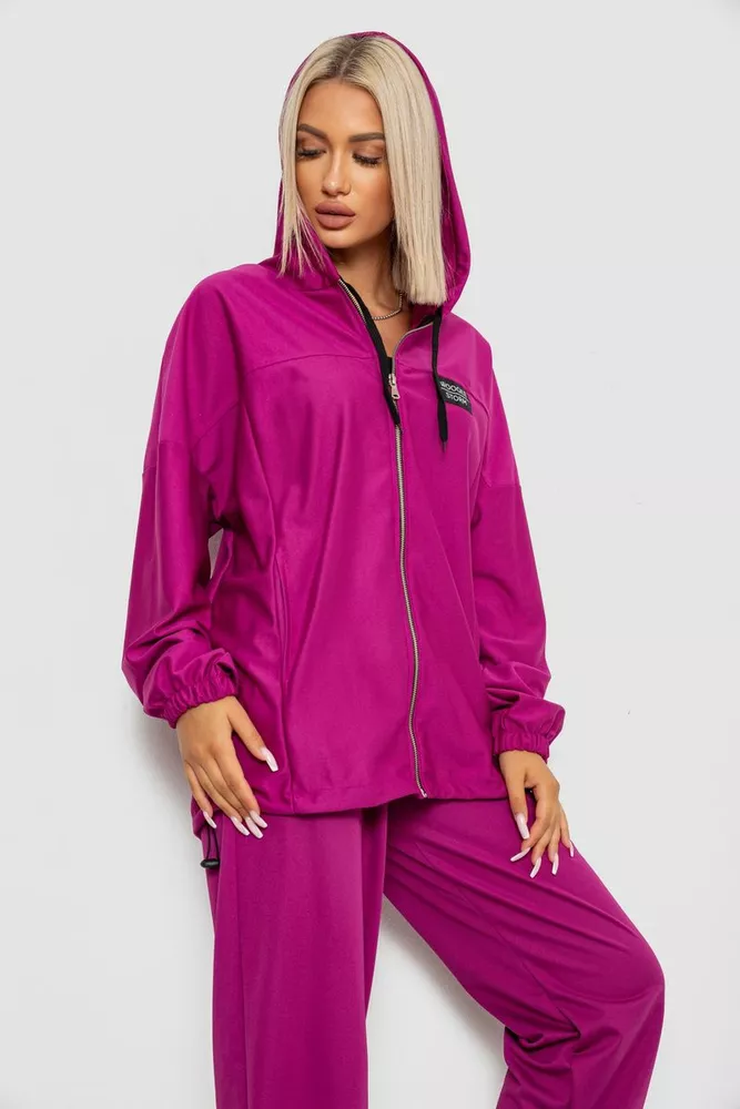 Купити Спортивний костюм жіночий, колір фуксія, 238R114-1 - Фото №2