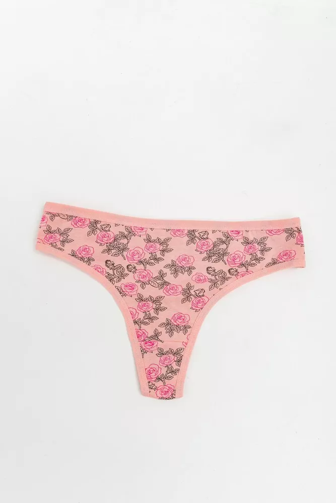 Купить Трусы женские стринги, цвет розовый, 131R1137 - Фото №1