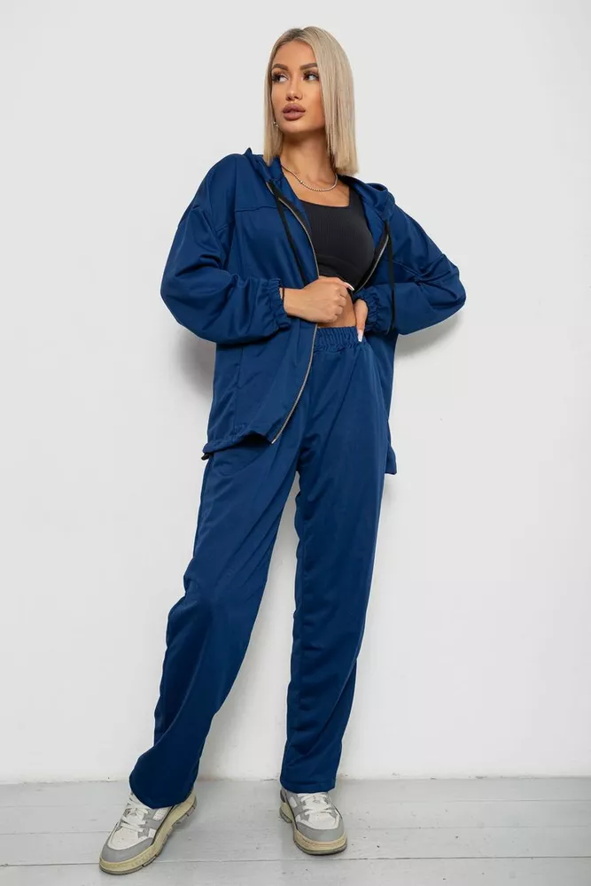 Купити Спортивний костюм жіночий, колір синій, 238R114-1 - Фото №1
