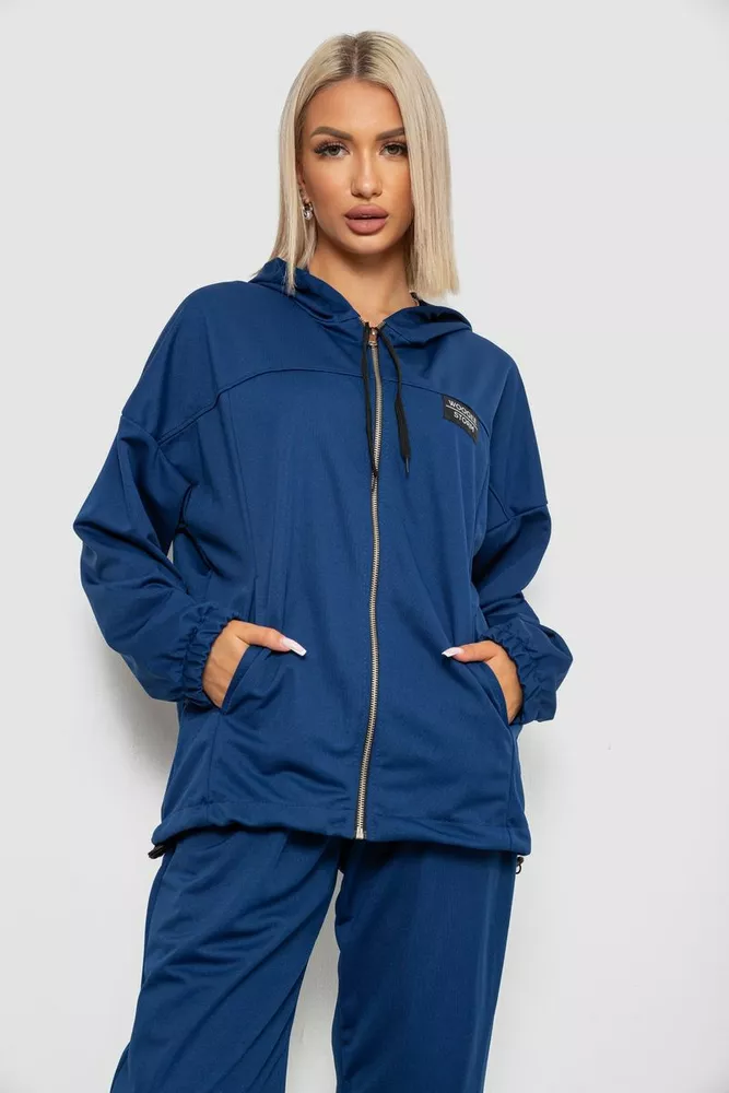 Купити Спортивний костюм жіночий, колір синій, 238R114-1 - Фото №2