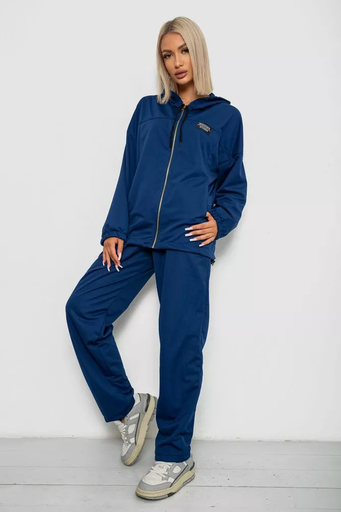 Купити Спортивний костюм жіночий, колір синій, 238R114-1 - Фото №3
