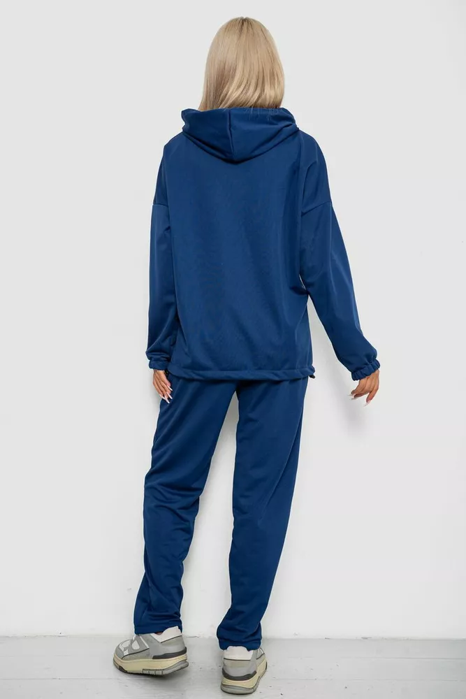 Купити Спортивний костюм жіночий, колір синій, 238R114-1 - Фото №4