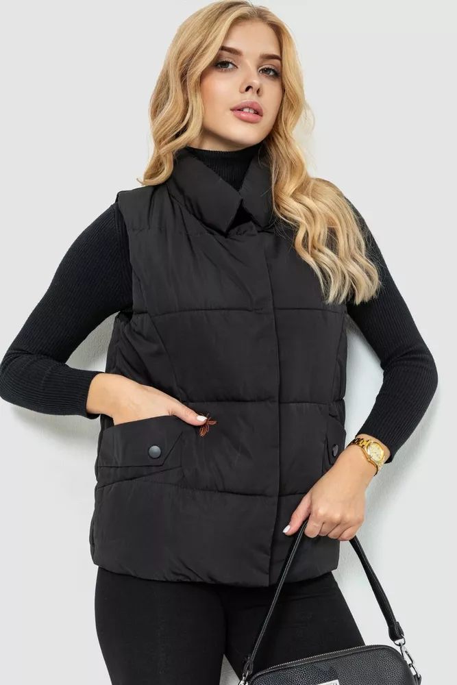 Купити Куртка жіноча, колір чорний, 235R9090 оптом - Фото №1