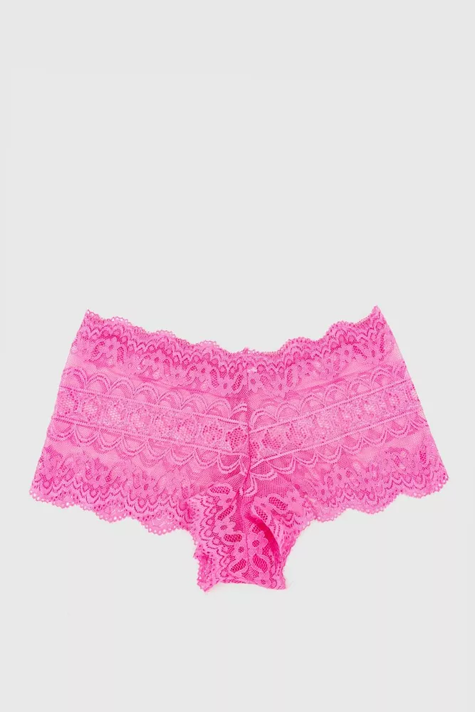Купити Труси жіночі мереживні хіпстер, колір рожевий, 131R753 - Фото №1