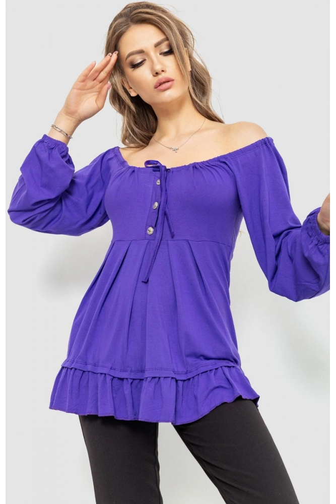 Купити Кофта жіноча, колір фіолетовий, 167R2115 оптом - Фото №1