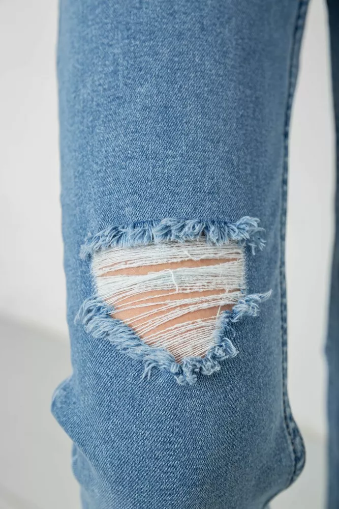 Купити Джинси жіночі Mom's, колір блакитний, 182R1379S19 оптом - Фото №6