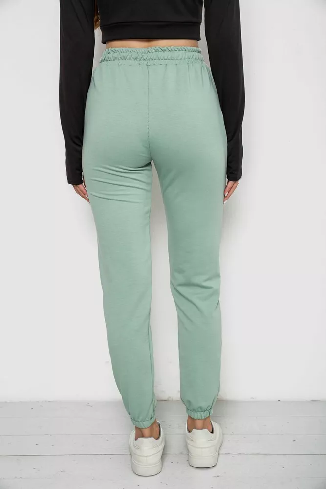 Купить Спортивные штаны женские, цвет оливковый, 238R5052-1 - Фото №4