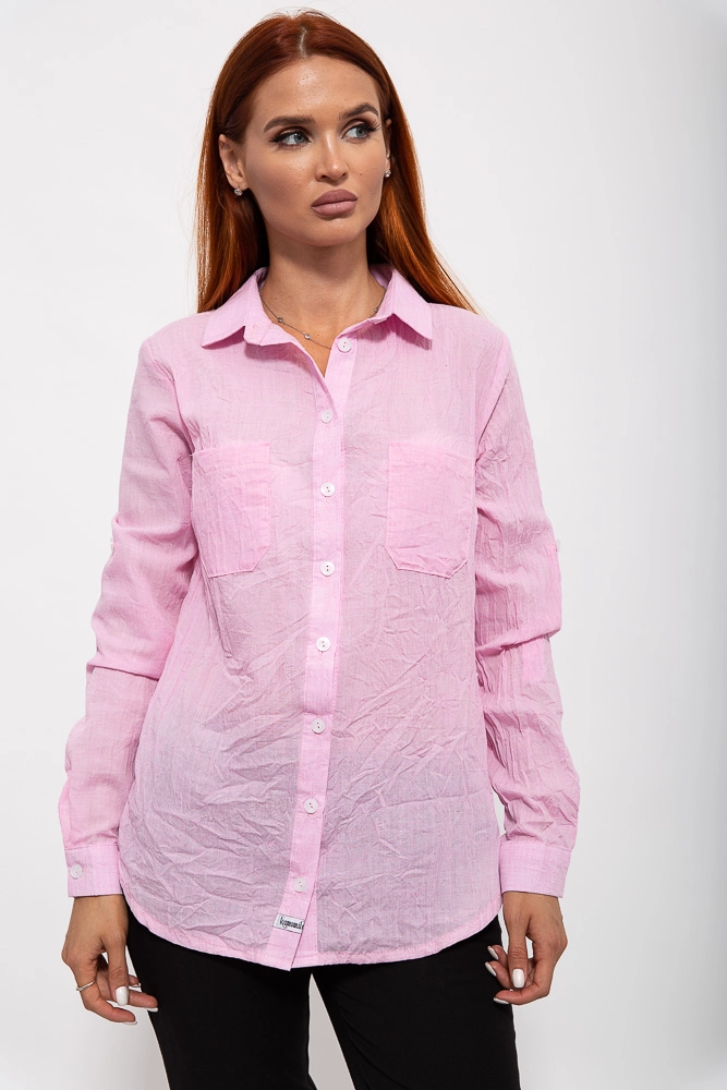 Купити Сорочка жіноча, колір рожевий, 115R341-2 оптом - Фото №1