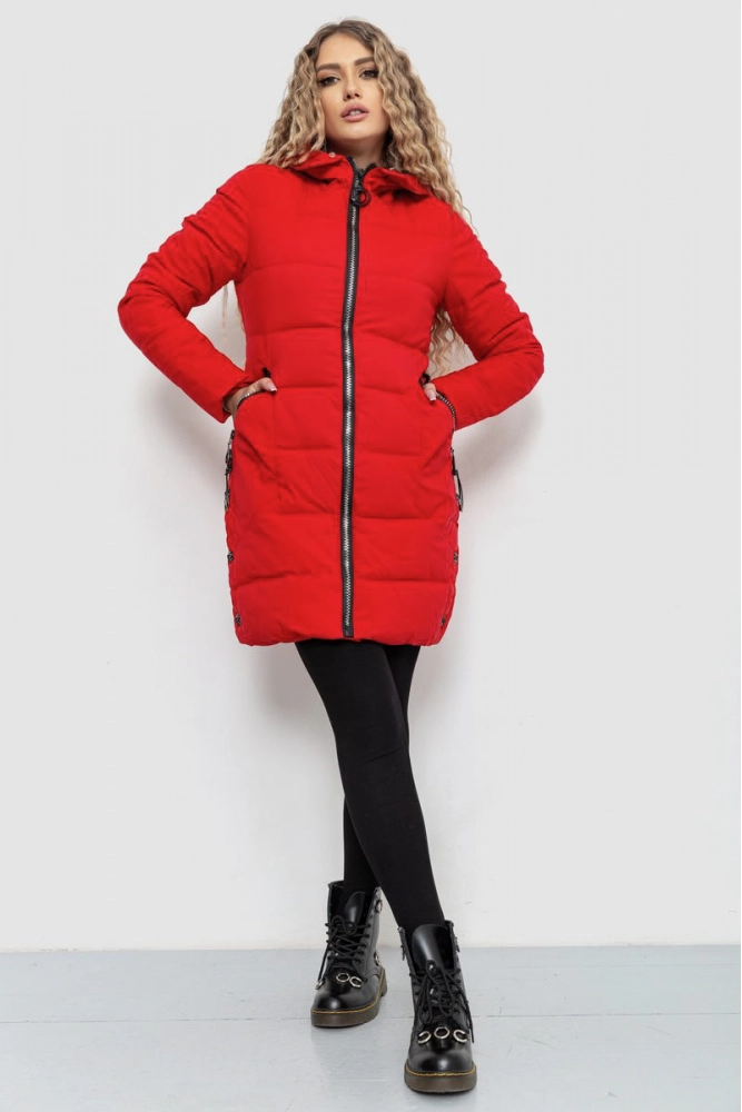 Купить Куртка женская, цвет красный, 235R8609 - Фото №1