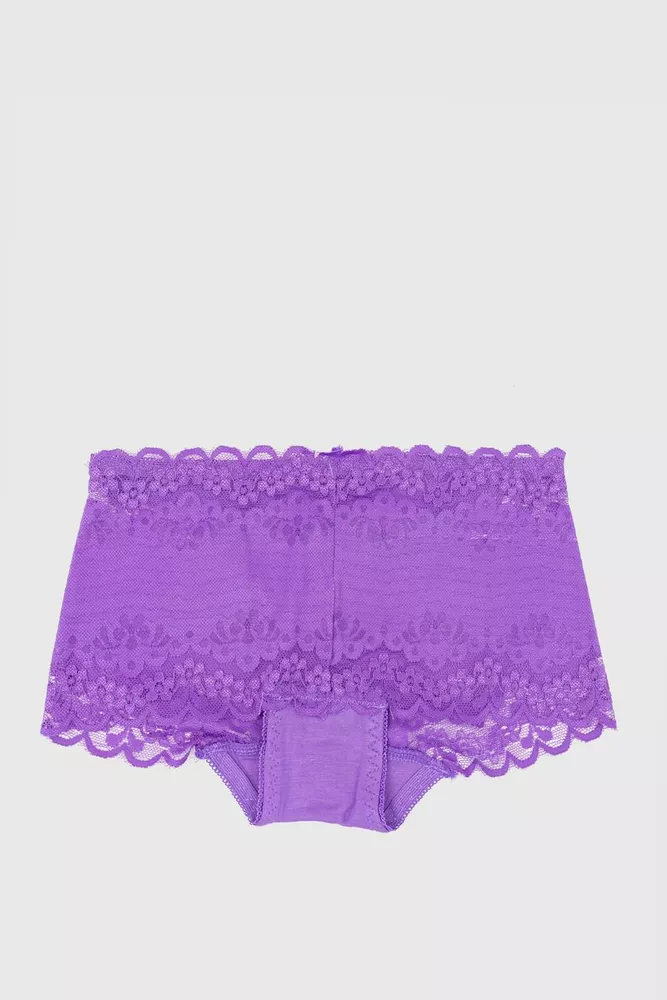Купить Трусы-шорты женские, цвет фиолетовый, 131R3954 оптом - Фото №1