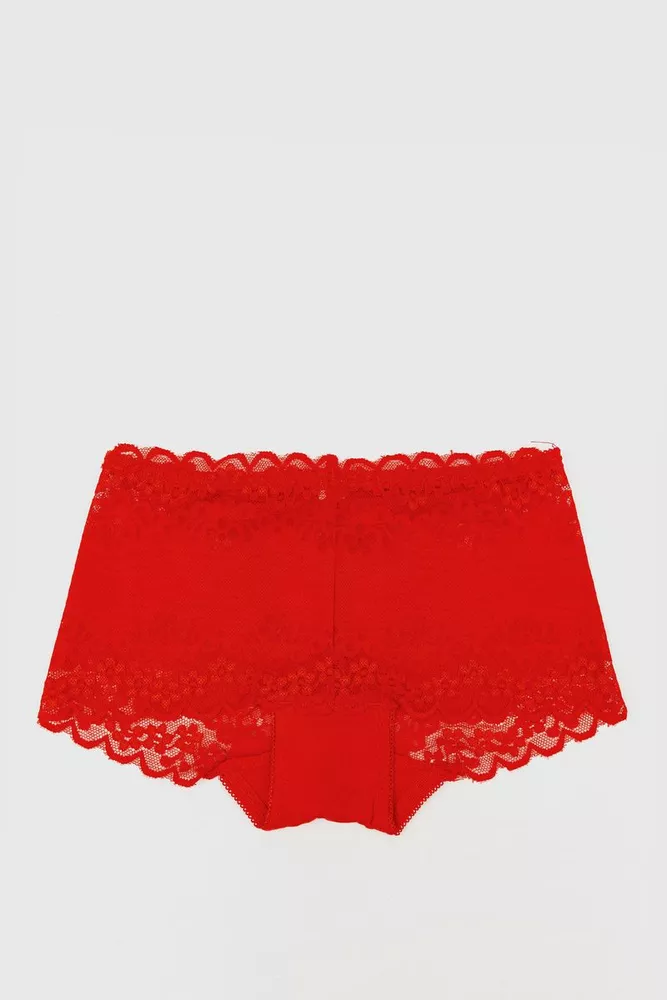 Купить Трусы-шорты женские, цвет красный, 131R3954 оптом - Фото №1