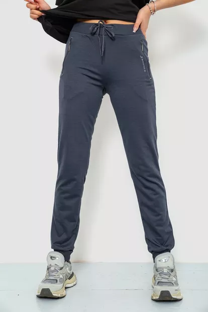 Спорт штани женские, цвет серый, 244R526