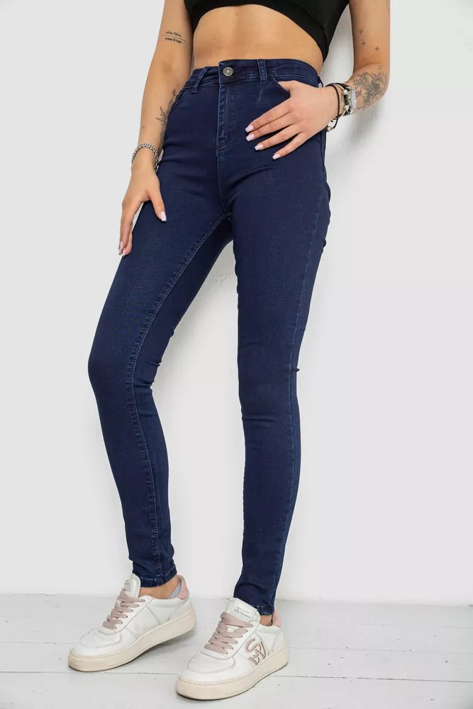 Купить Джинсы женские Skinny, цвет синий, 182R4311 - Фото №3