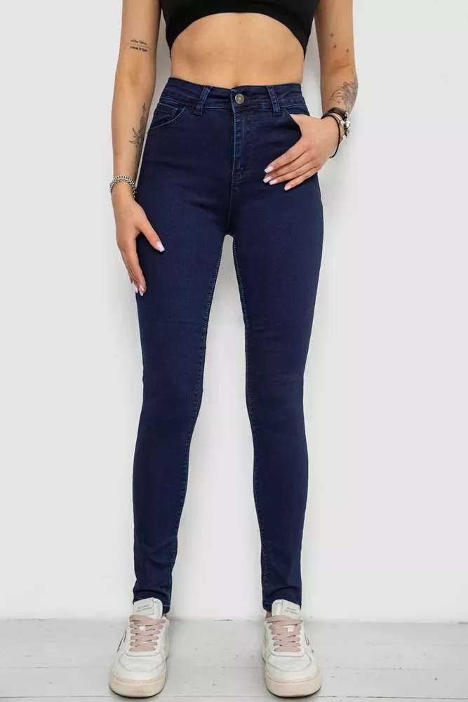 Купить Джинсы женские Skinny, цвет синий, 182R4311 - Фото №1