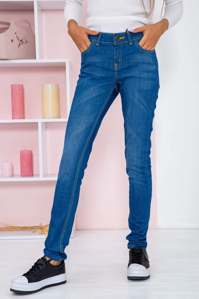 Купити Жіночі сині джинси американки 129R1944 - Фото №1