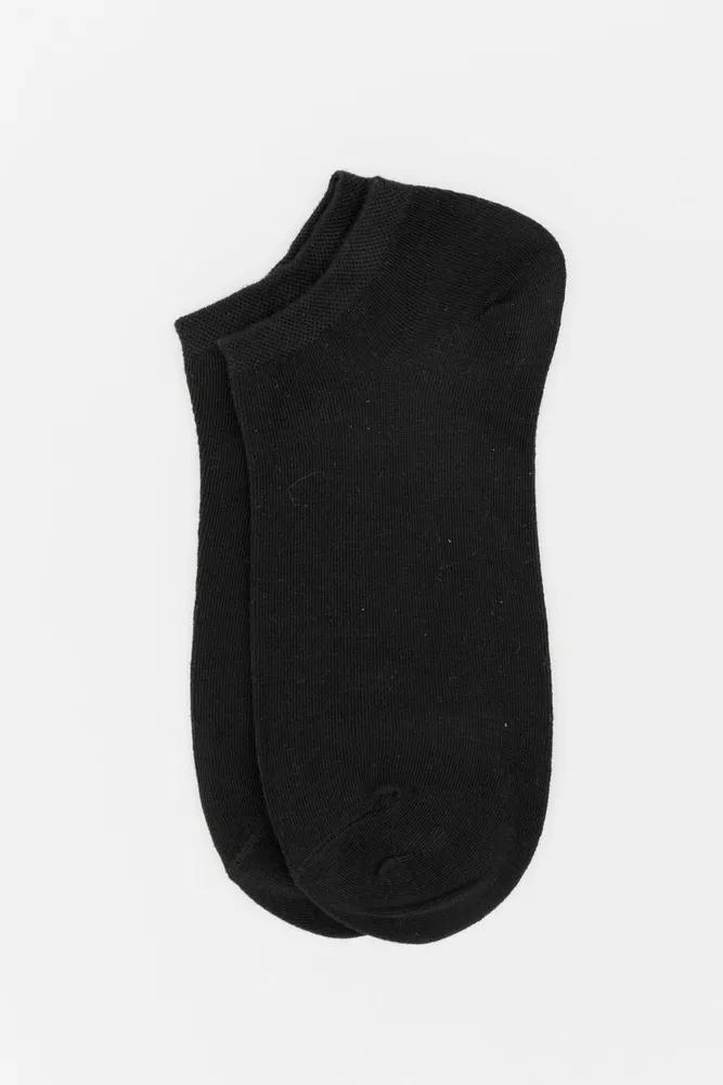 Купить Носки женские короткие, цвет черный, 151RC1211-5 оптом - Фото №1