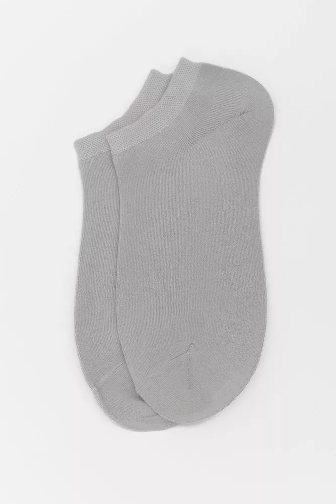 Купить Носки женские короткие, цвет светло-серый, 151RC1211-5 - Фото №1