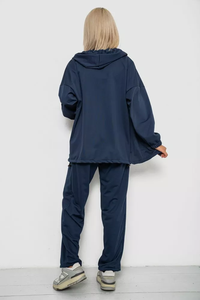 Купити Спортивний костюм жіночий, колір темно-синій, 238R114 - Фото №4