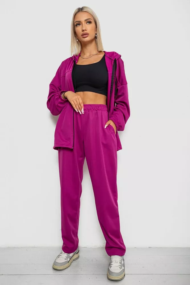 Купити Спортивний костюм жіночий, колір фуксія, 238R114 - Фото №1
