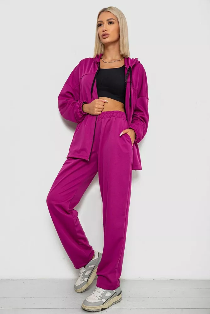 Купити Спортивний костюм жіночий, колір фуксія, 238R114 - Фото №3