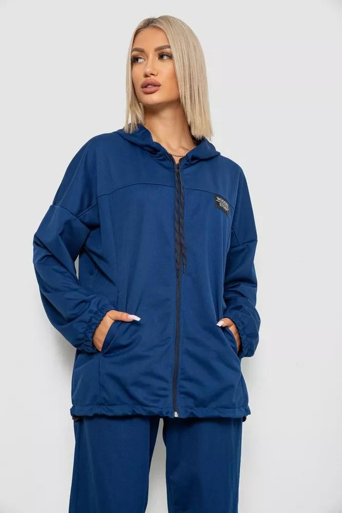 Купити Спортивний костюм жіночий, колір синій, 238R114 - Фото №2