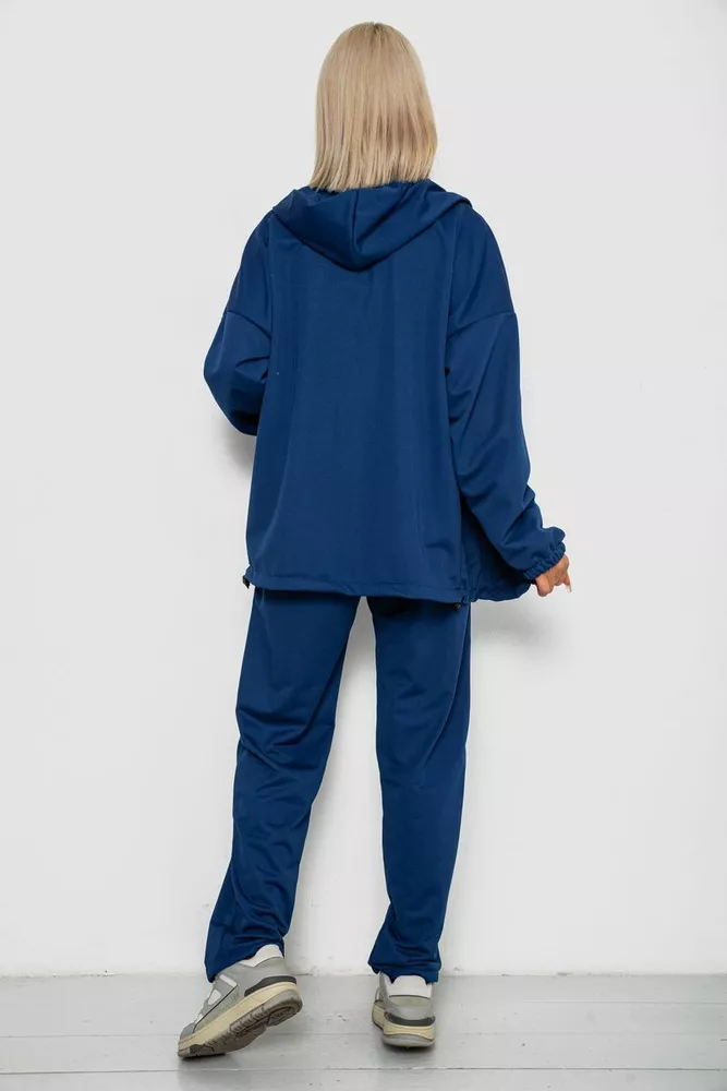 Купити Спортивний костюм жіночий, колір синій, 238R114 - Фото №4
