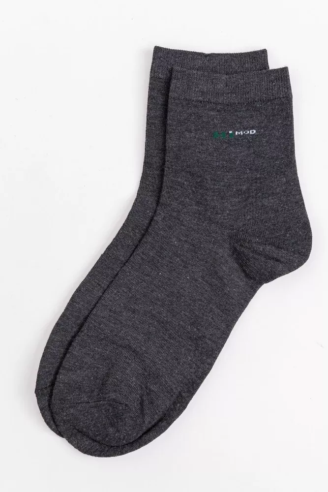 Купити Шкарпетки чоловічі, колір грифельний, 131R21-2-06 - Фото №1