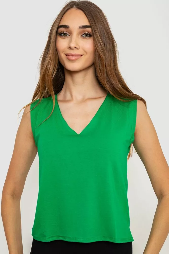 Купити Майка жіноча, колір зелений, 186R302 - Фото №1