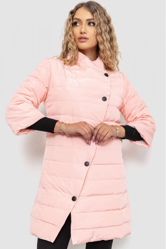 Купити Куртка жіноча демісезонна, колір персиковий, 235R168 - Фото №1