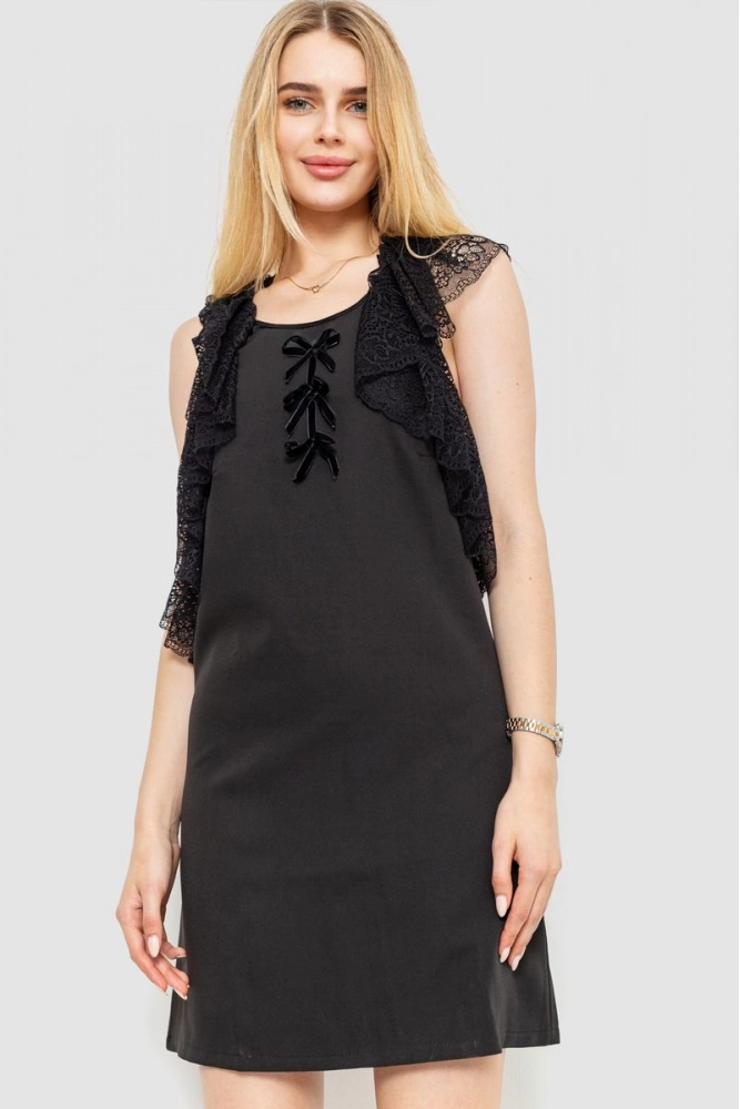 Купити Ошатне плаття інка, колір чорний, 176R102-U-уц - Фото №1