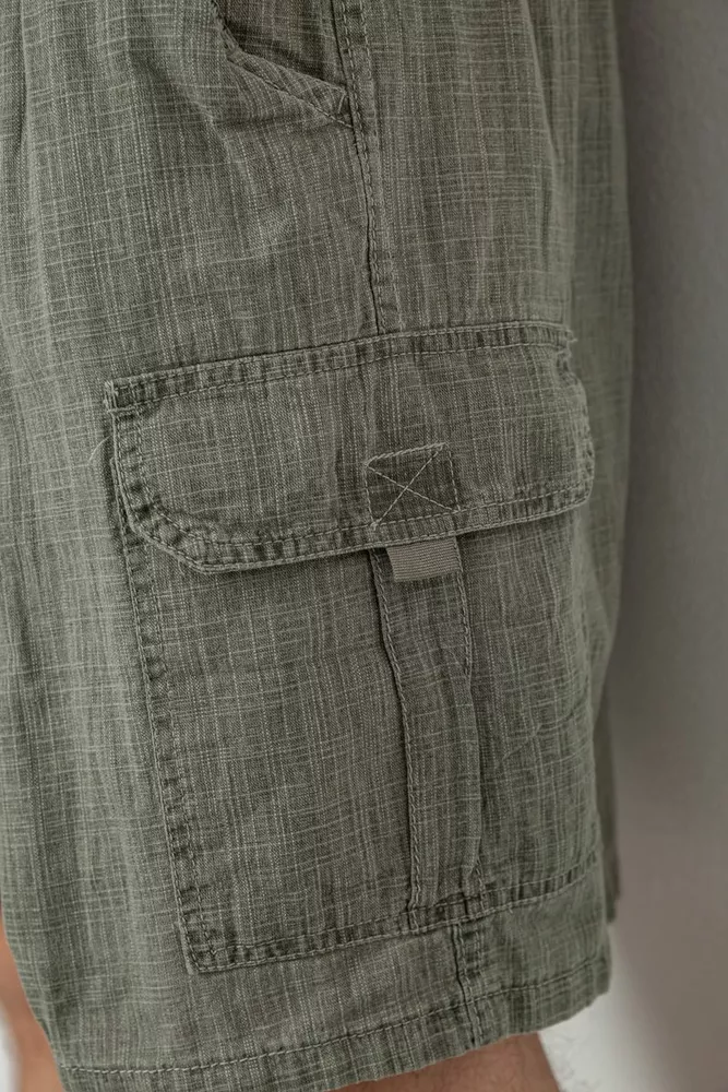 Купить Шорты мужские, цвет оливковый, 244RB8 - Фото №5