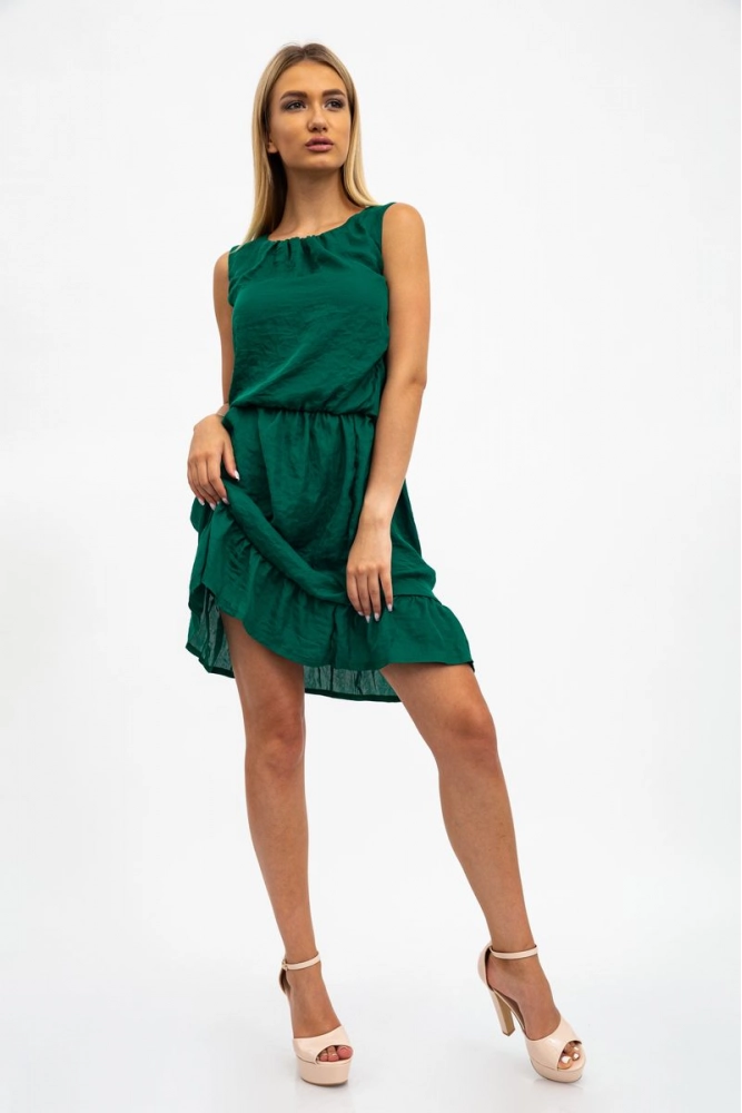 Купить Платье-сарафан женское зеленое 119R290 - Фото №1