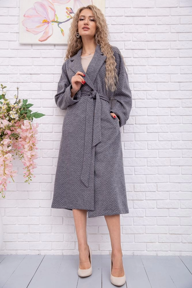 Купить Пальто женское демисезонное, цвет серый, 115R417S - Фото №1
