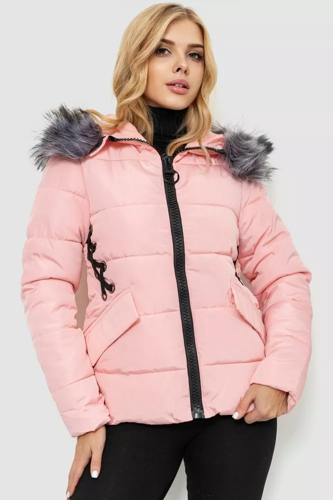 Купити Куртка жіноча демісезонна, колір рожевий, 235R7282 - Фото №1